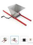 Vand zdrobitor de struguri manual, cuva de inox
