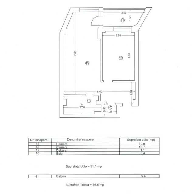 Apartament 2 camere – Stefan Building Resort