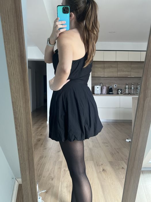 Rochie mini neagră H&M, mărimea M