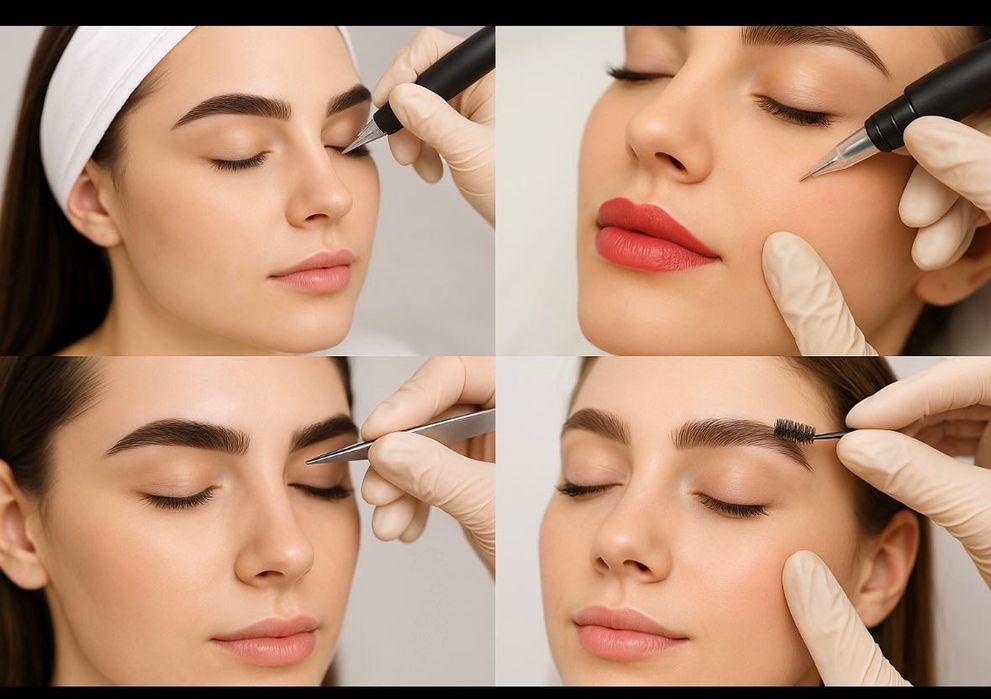 Micropigmentare, laminare sprâncene și pensat sprâncene