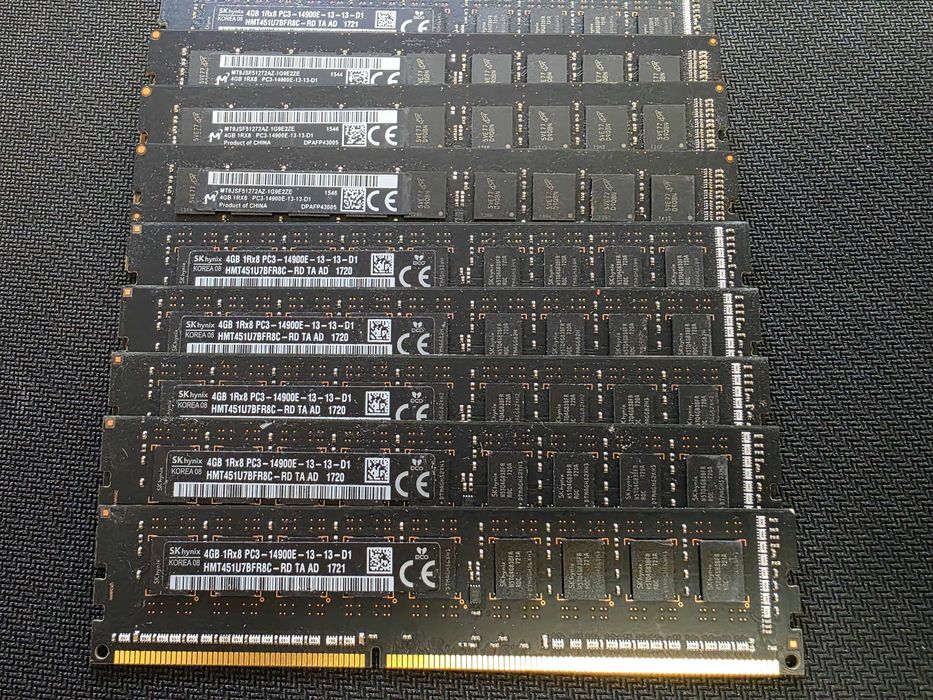 Memorie Server sau MAC de 4GB ddr3 1866 mhz Hynix și Micron