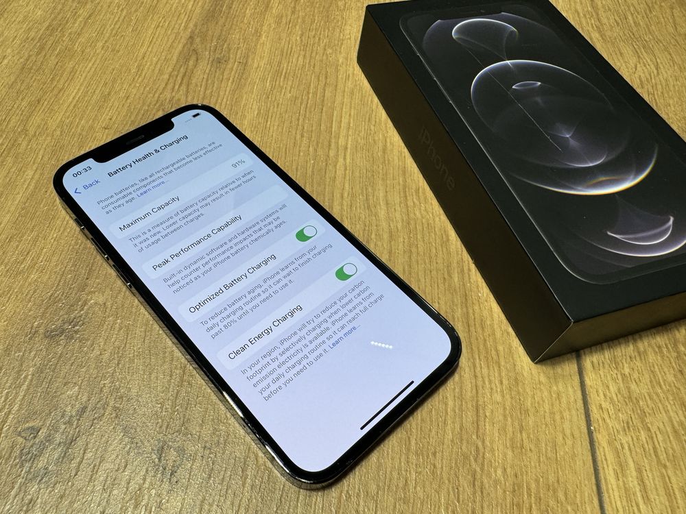 Apple iPhone 12 PRO 256Gb Black 91% battery life