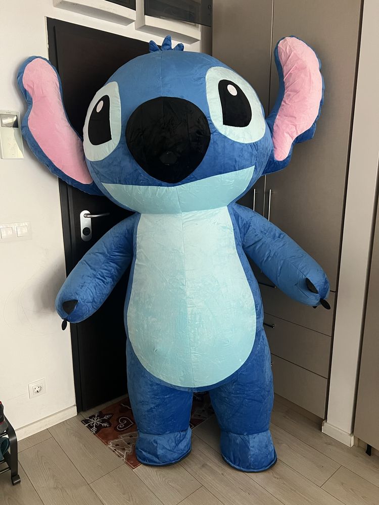 Mascota stitch 2 m cu baterie si incarcator