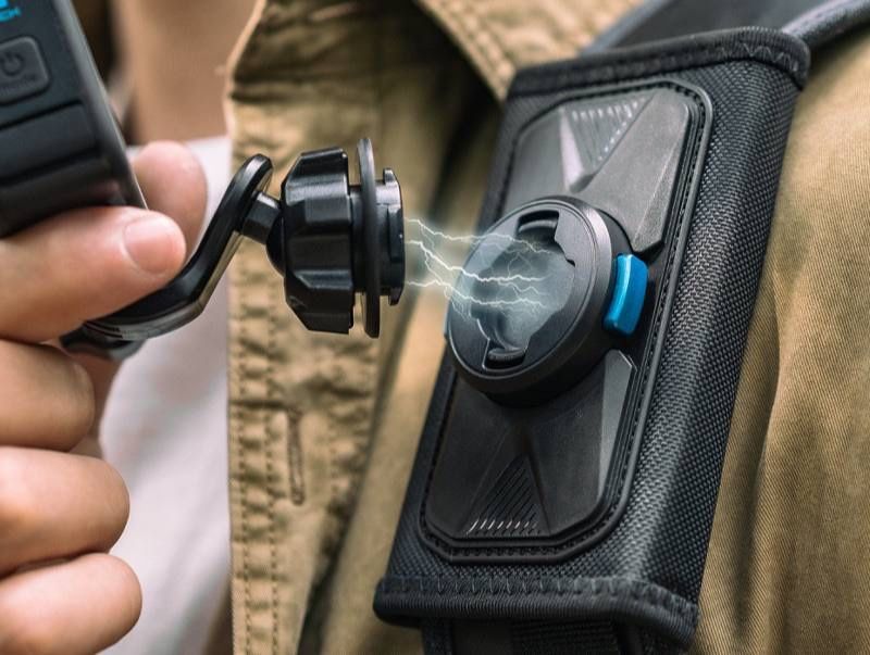 Крепление на рюкзак для экшен камеры универсальное go pro dji