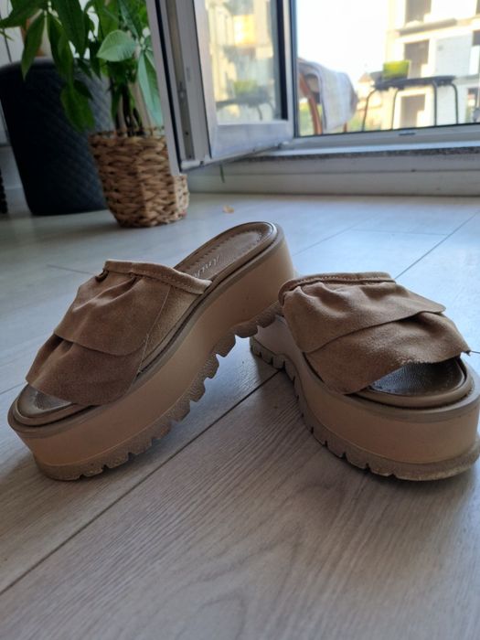 Papuci vara piele 37