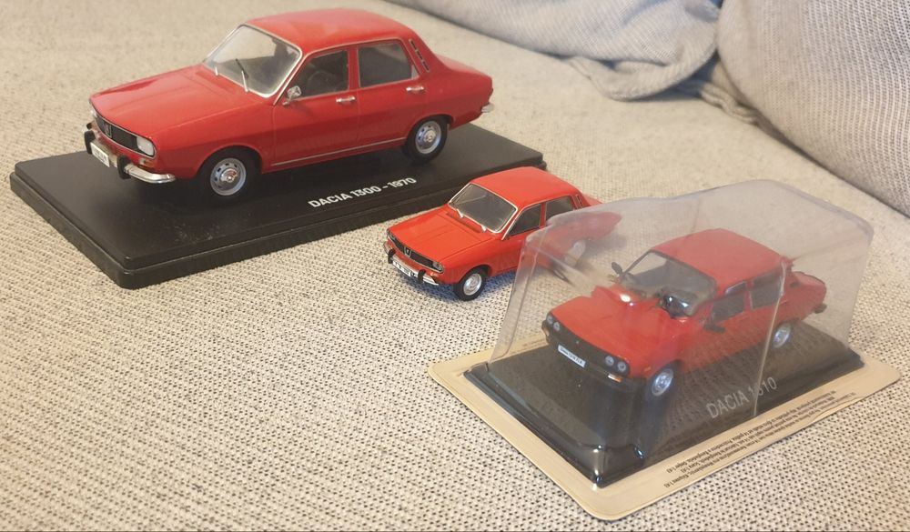 Machete metalice Deagostini (Dacia 1300 si Dacia 1310)