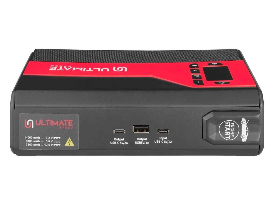 Robot de pornire, jump starter portabil cu COMPRESOR și powerbank, nou