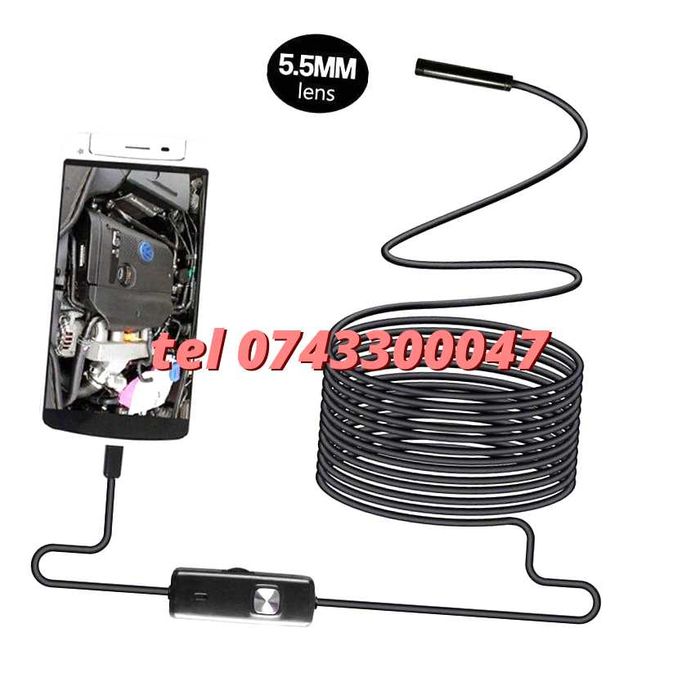 Camera Endoscopica Rigida De Inspectie Android  Pc Micro Usb 2 M
