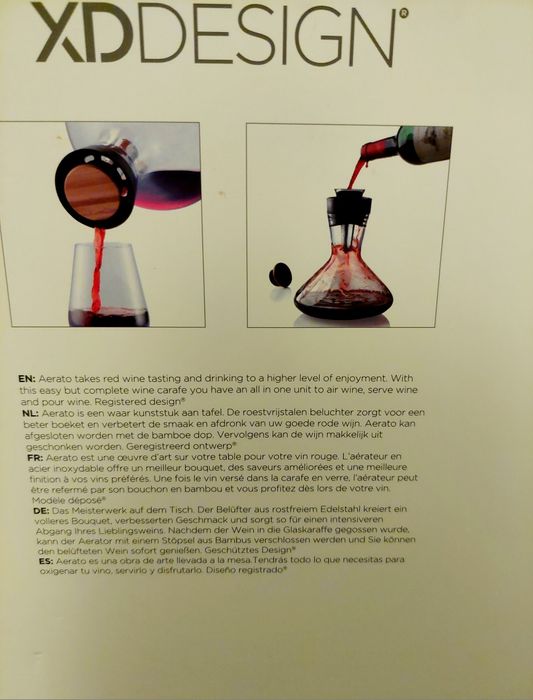Carafa vin / Aerato Red Wine Carafe / Decantor vin