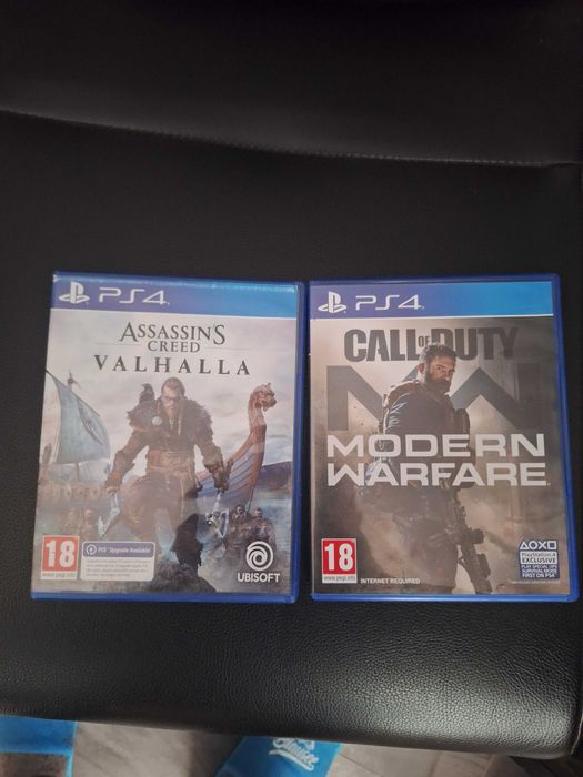 Assasins creed valhalla call of duty modern warfare  ps4