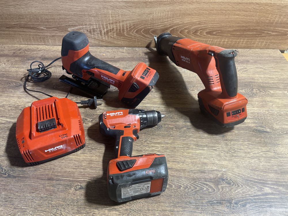 Hilti set pendular + sabie + filetanta + inc 1500 ron toate