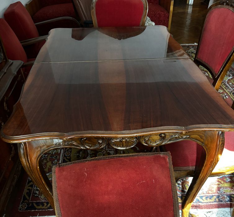 Masa extensibila min 160-max 210 cm bonus 6 scaune