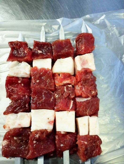 Shashlik, marinovka, sixlangan, kiloli tayyor