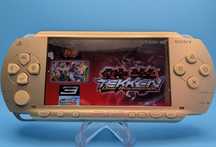Sony PSP 1000 (Gold, 64гб, прошивка, 50 игр, новый АКБ)