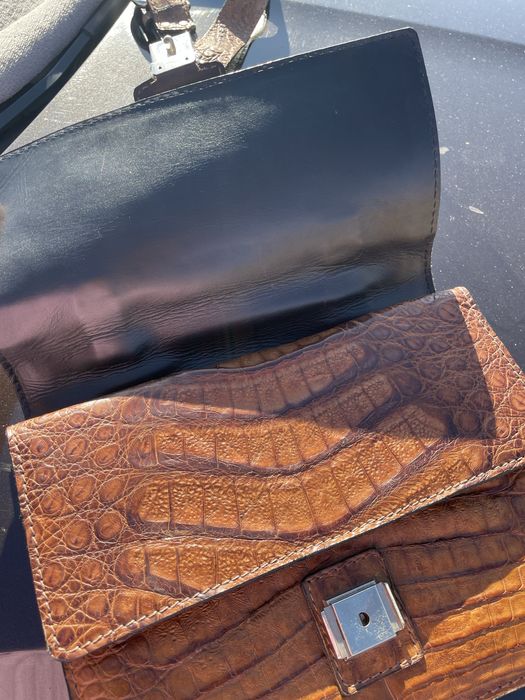 Geanta de lux din piele de crocodil