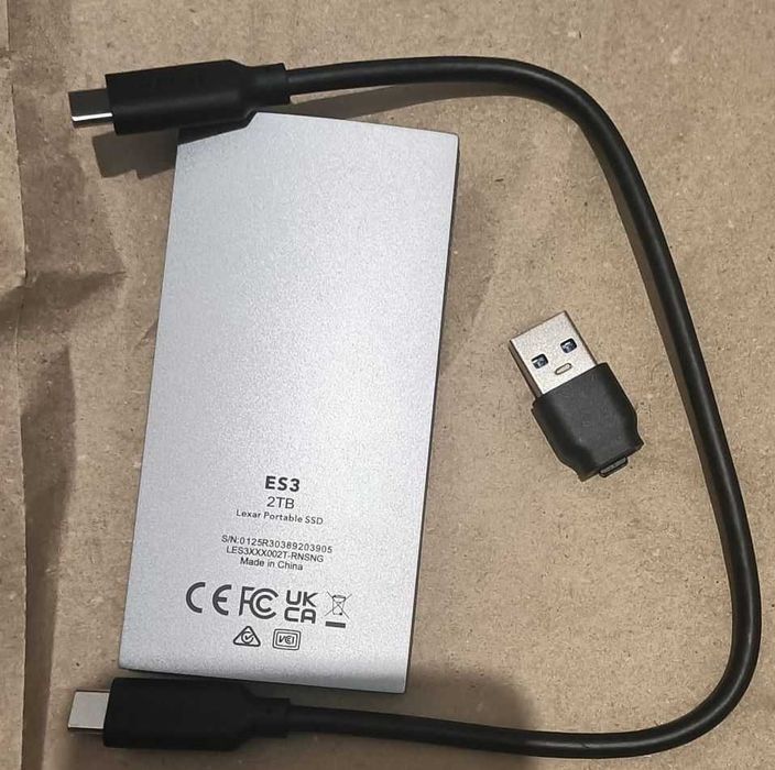 vand ssd extern lexar es3 2tb nou sigilat usb 3/c mac windows smartpho