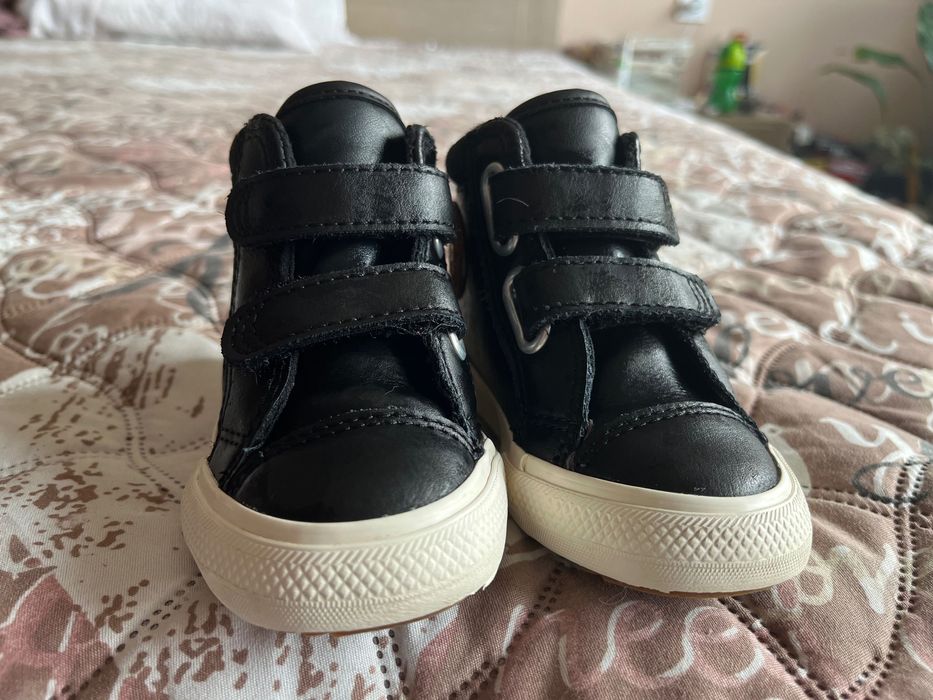 Детски кожени кецове Converse