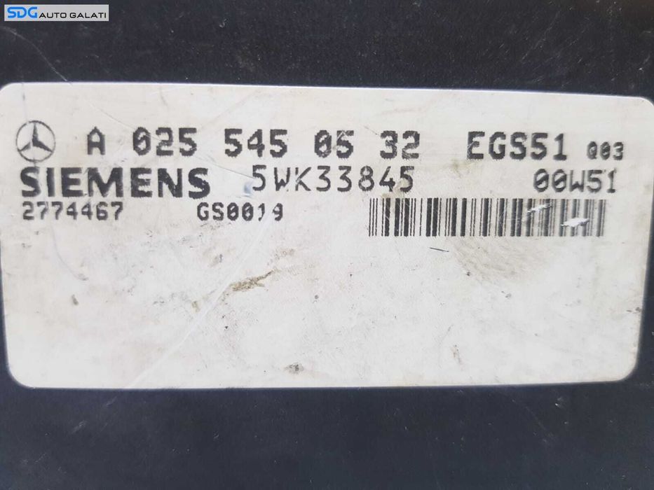 Calculator Modul Cutie Viteze Mercedes Benz Clasa E E Class W220 1995 - 2002 Cod A0255450532 [L3547]