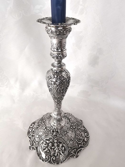 Sfesnic din argint masiv 800 din anii 1920