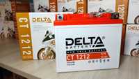 Аккумулятор для мото Delta CT 1212. 12V 12Ah. YTX12-BS,