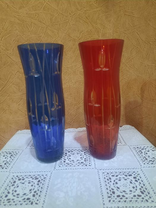 Винтажные, редкие,  парные вазы в абсолютно идеальном состоянии, колле