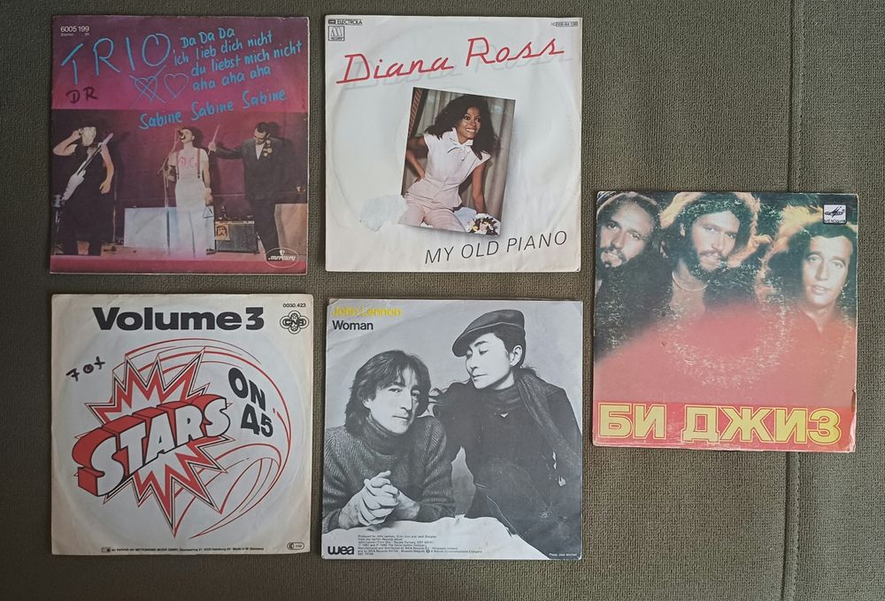 Lot discuri vechi vinil single