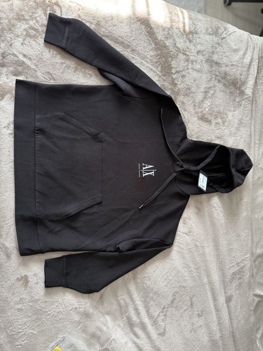 Armani Exhange hanorac unisex negru marimea S nou original