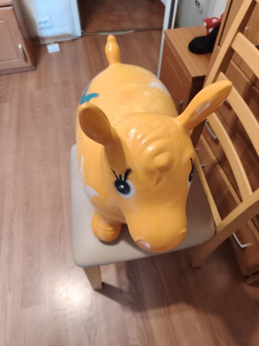 Căluț balansoar și căluț de cauciuc