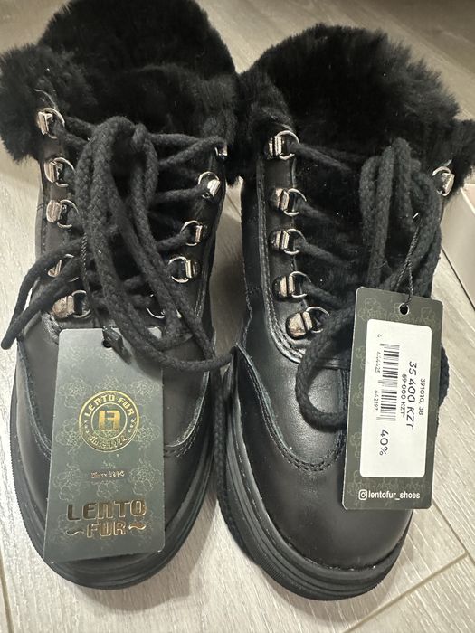 Новые ботинки Lento Fur 37 (38) рр.