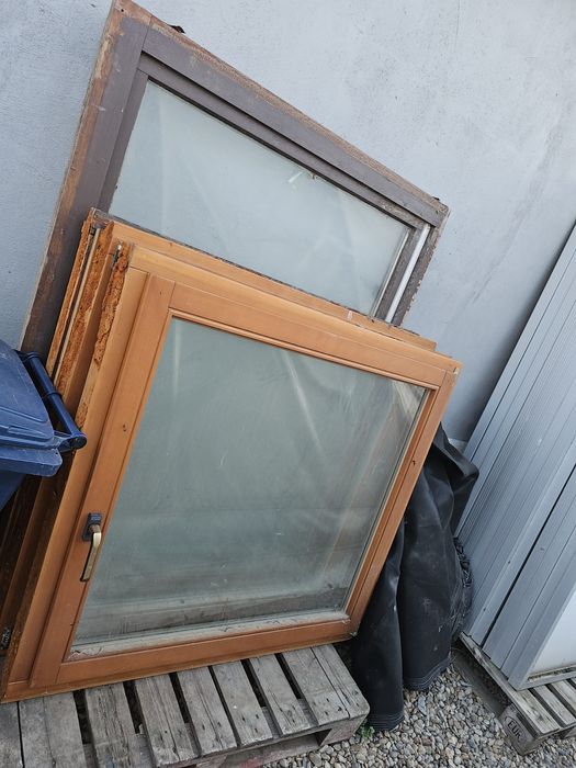 Geamuri lemn stratificat, calitate buna sau schimb cu cereale