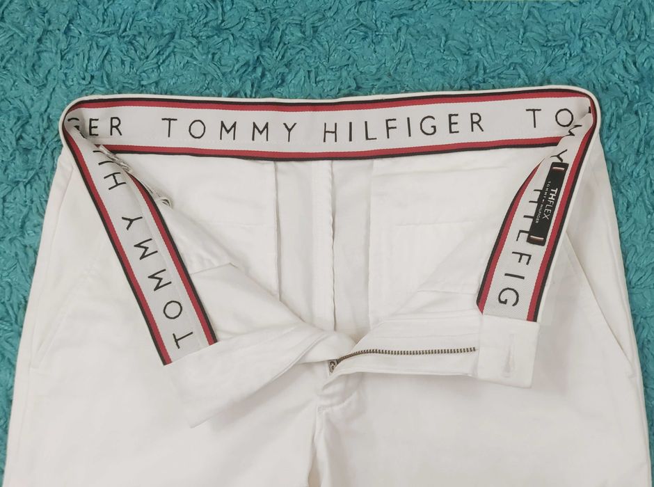 Pantaloni Tommy Hilfiger - Chino Flex White