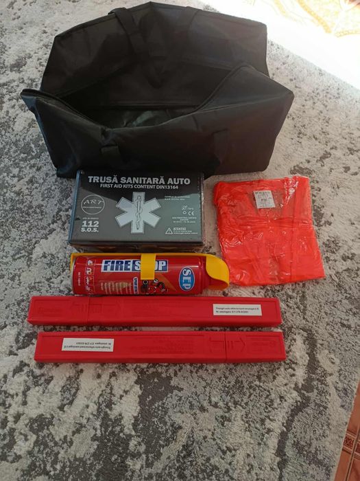 Kit siguranta auto+Geanta depozitare cadou