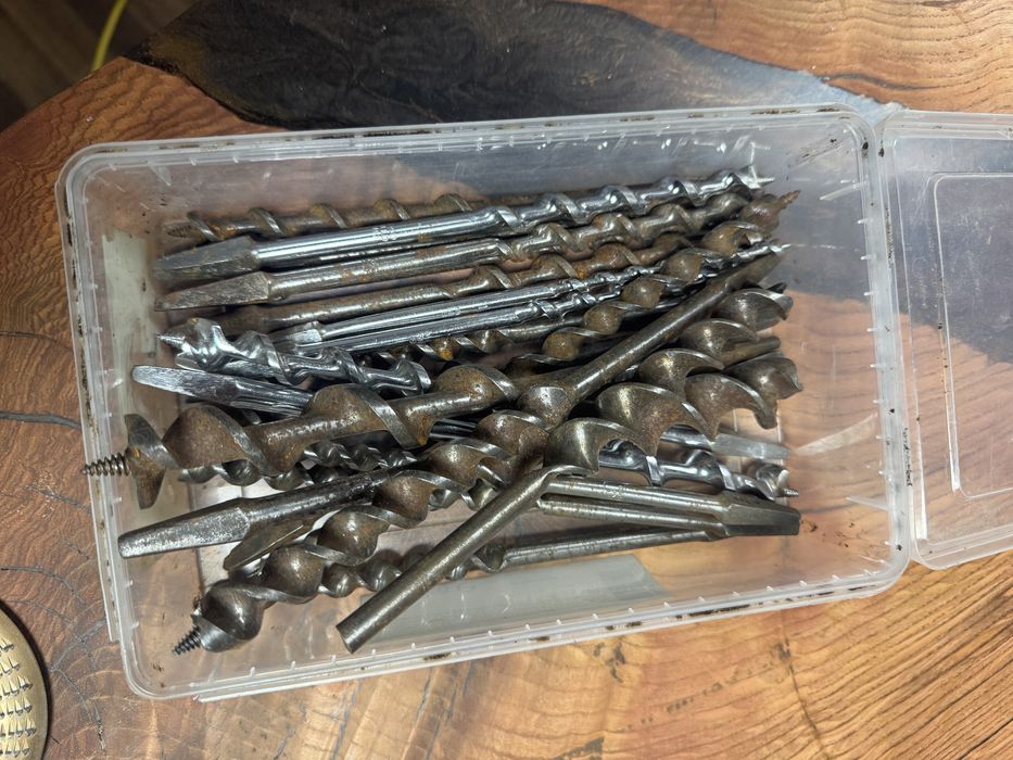 Burghie tip melc / auger bits (cu ghidaj în vârf)