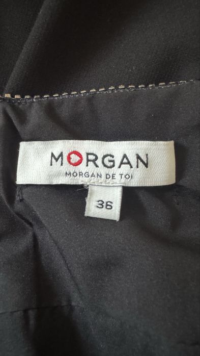 Елегантна рокля MORGAN, размер 36 – черна с камъни