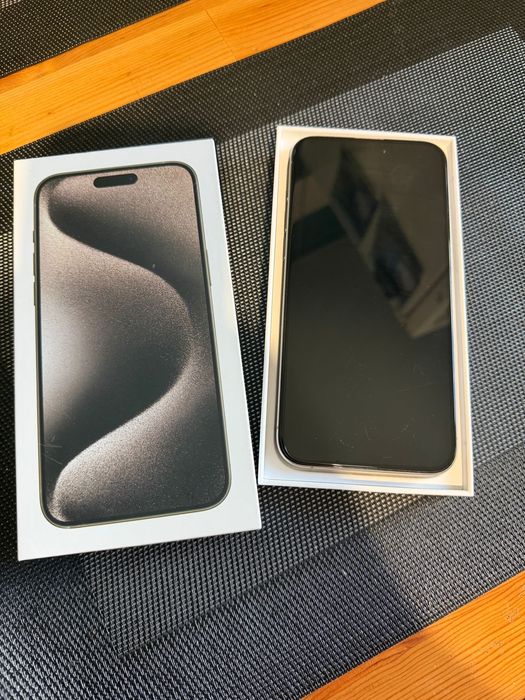Iphone 15 pro max natural titanium 256gb