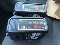 Продавам  18 волтови 6ah литиево йонни батерий за Dewalt инструменти