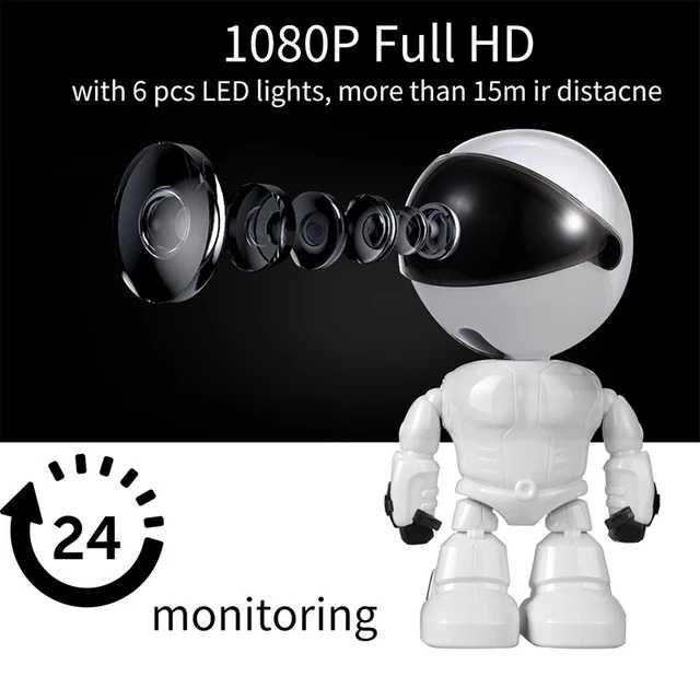 Camera de supraveghere Smart Robot Cu Rotire 360 grade Full HD 1080P