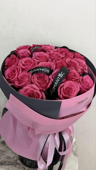 Свежие розы букет