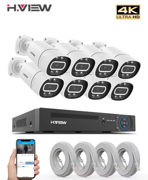 KIT Complet Camere Supraveghere Video 4/8/12 CAMERE **OFERIM MONTAJ