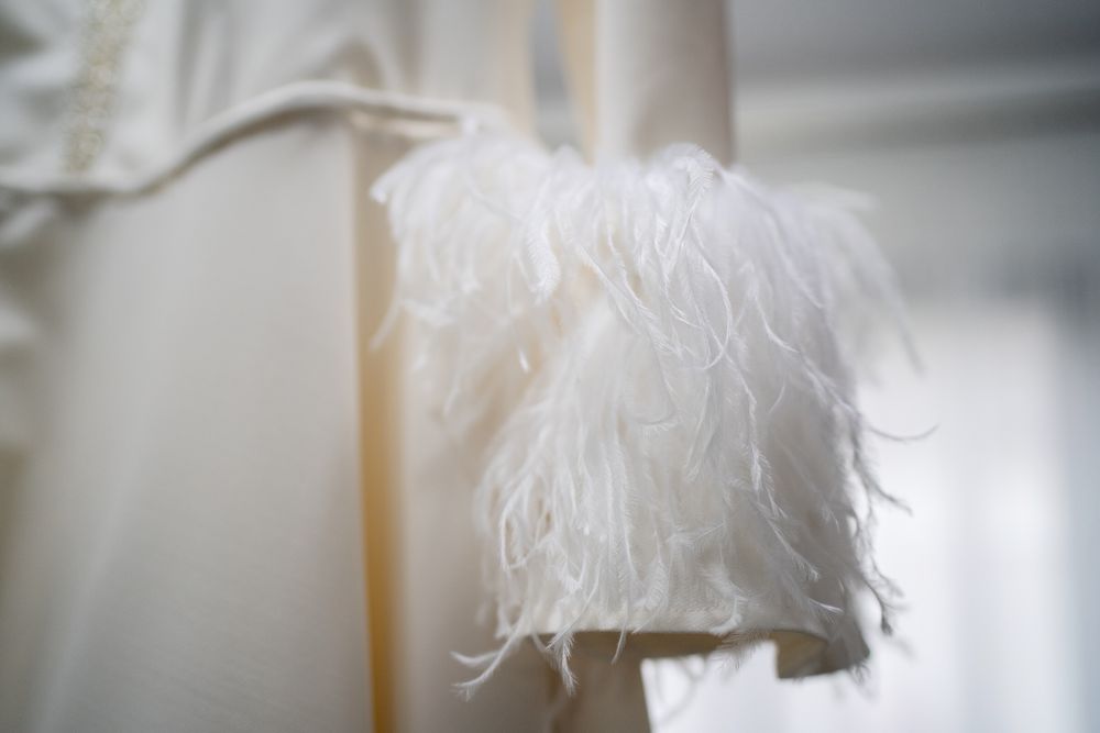 Rochie de mireasa, tafta