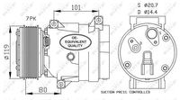 Compresor clima pentru RENAULT/OPEL/NISSAN producator NRF 32481