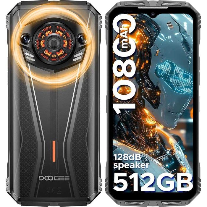 Doogee S Punk Pro 20GB RAM 512GB ROM, 10800 мах батерия, с IP68 защита