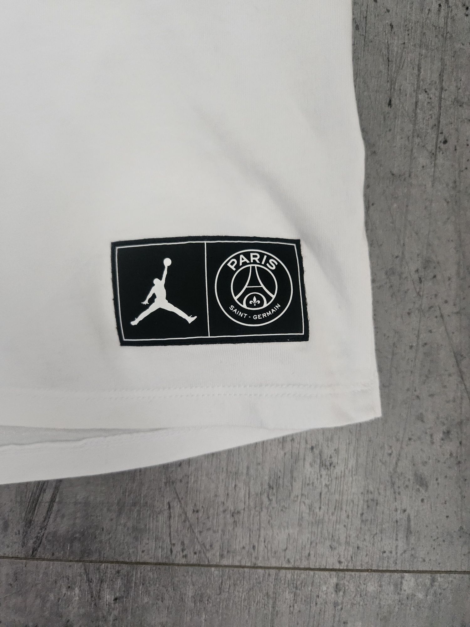 PSG x Nike Air Jordan SS Logo Tee White BQ4273