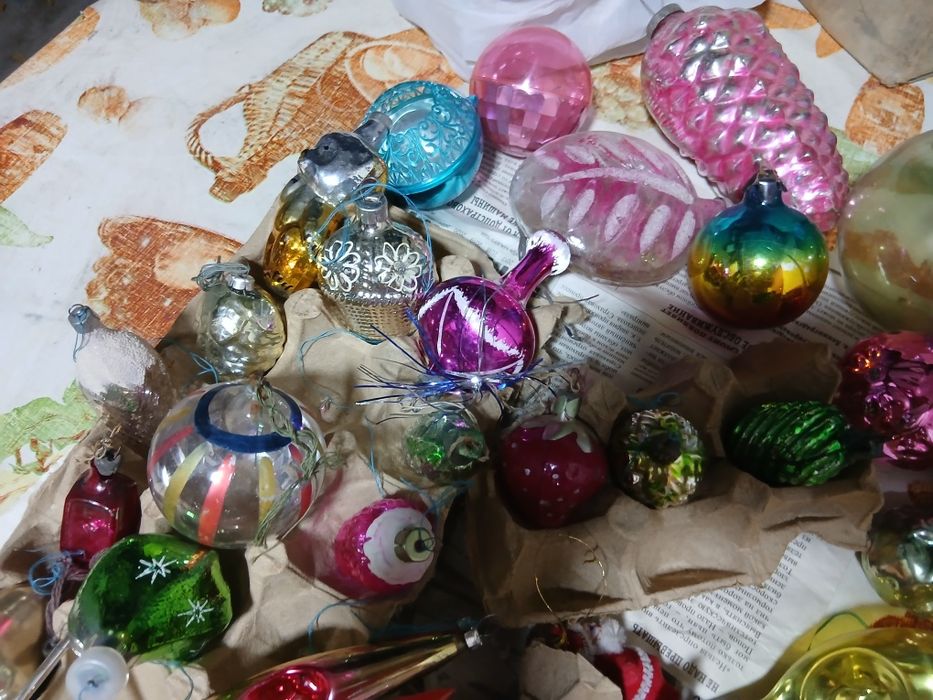 Игрушки на ёлку СССР.