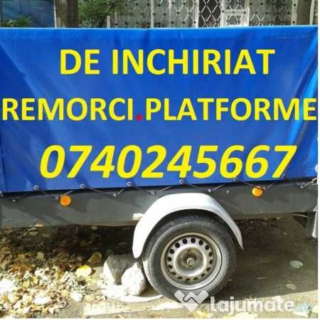 Remorca auto de 750 kg/ Platforma de Inchiriat