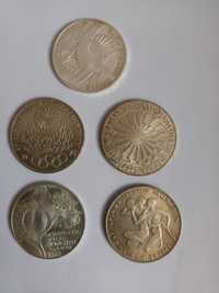 Lot monede de argint, 10 marci, Olimpiada Munchen 1972