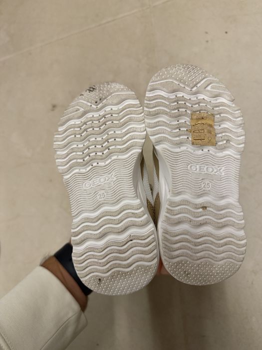 Geox спортни обувки, еко кожа с мрежа