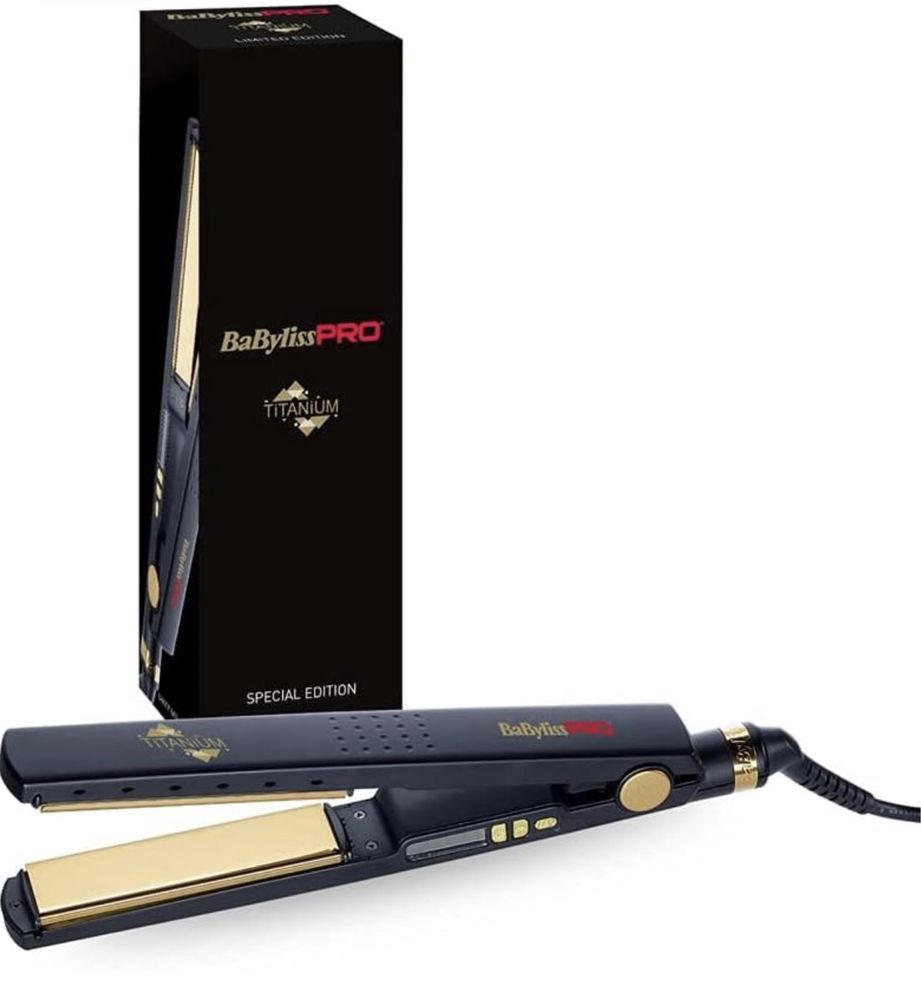 Преса за коса BaByliss PRO BAB3091BKTE Titanium-Ionic, Black