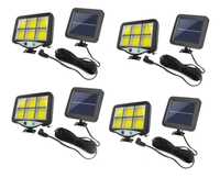 Set x 4 Proiector solar 128 LED 6 COB exterior senzor telecomanda