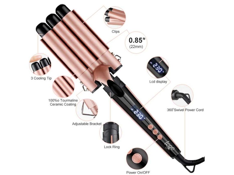 Преса за коса 5в1